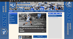 Desktop Screenshot of missionlacrosseclub.com